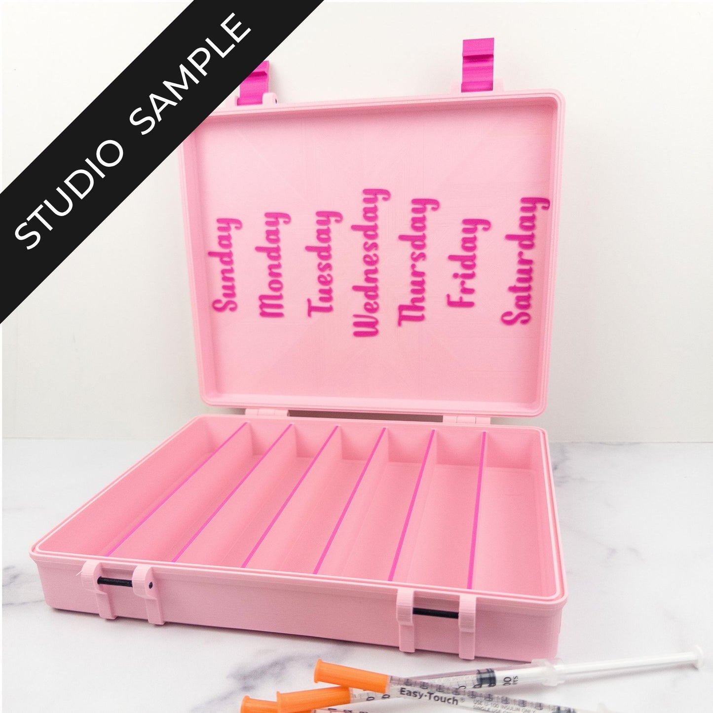 7 Day Prefilled Syringe Organizer - Studio Sample