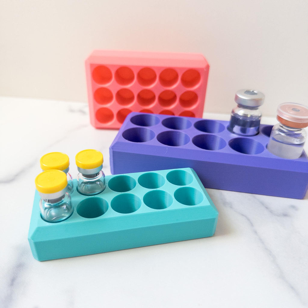 3mL & 10mL Peptide Vial Storage Racks