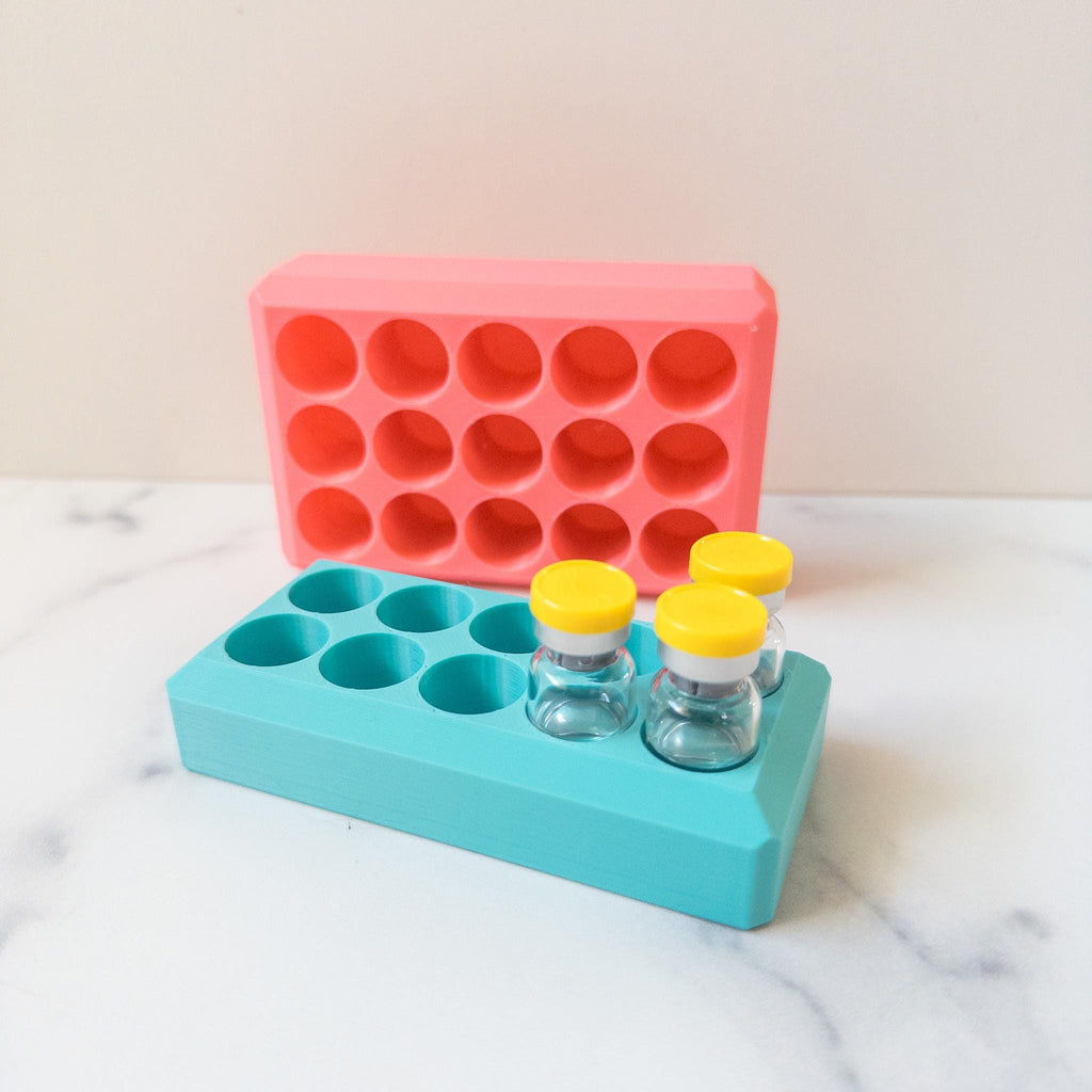 3mL & 10mL Peptide Vial Storage Racks