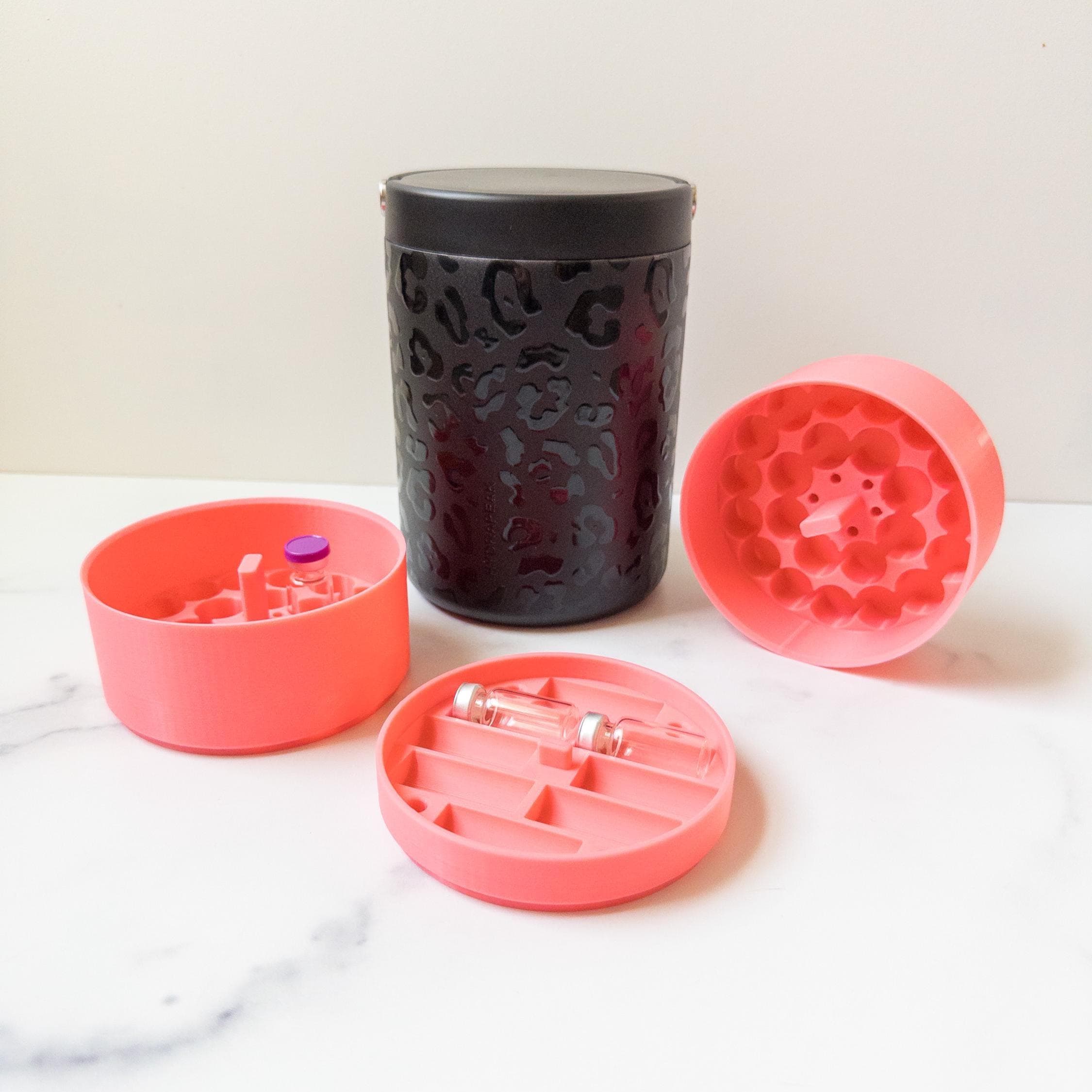 3ml Vial Storage for 32oz hydrapeak container, holds 54 vials