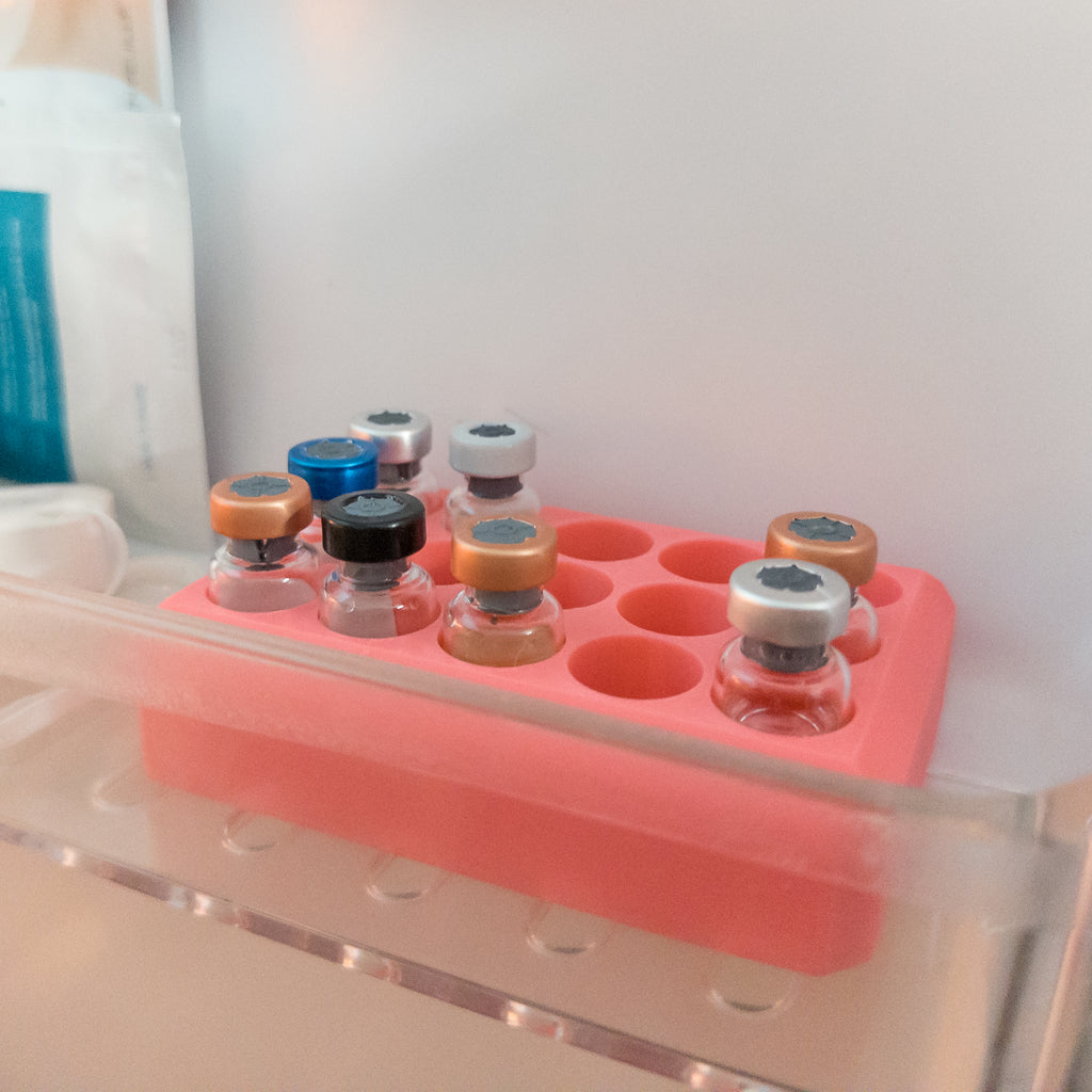 3mL & 10mL Peptide Vial Storage Racks