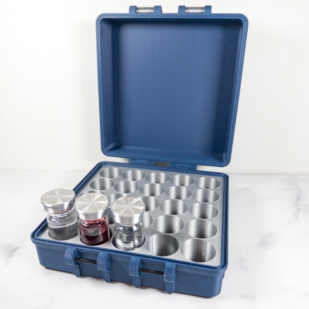 10mL Vial Storage Case – Holds 2–25 Vials