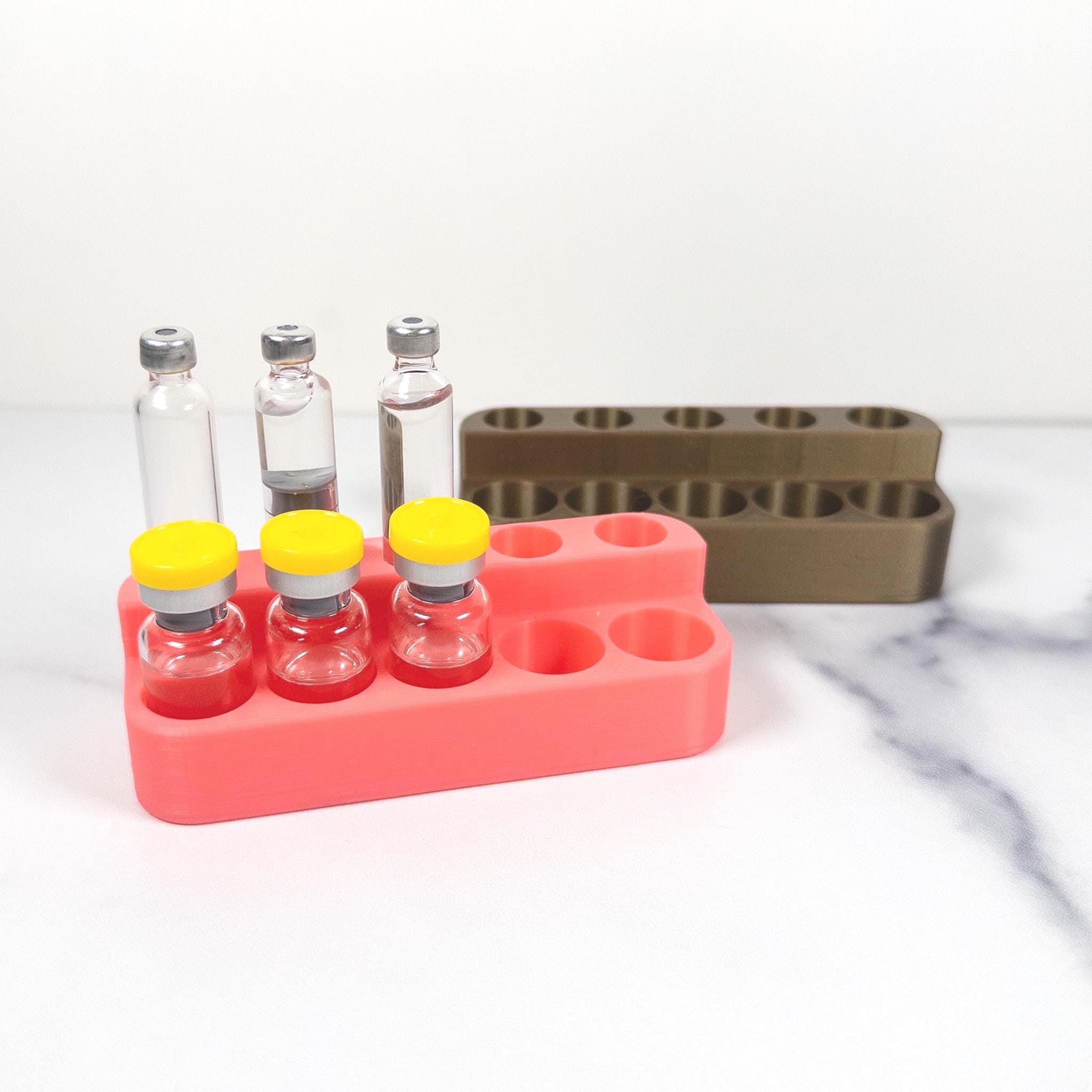 Peptide Cartridge & Vial Holder | Filling Station Organizer for Injection Pens
