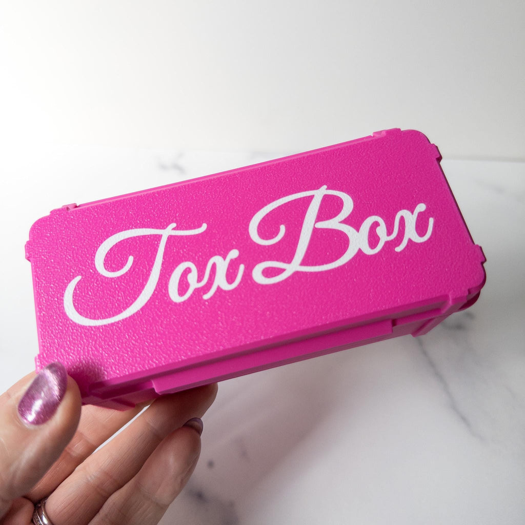 Tox Box | Vial Storage Case for Cosmetic Serums | Secure Organizer for Microneedling Vials