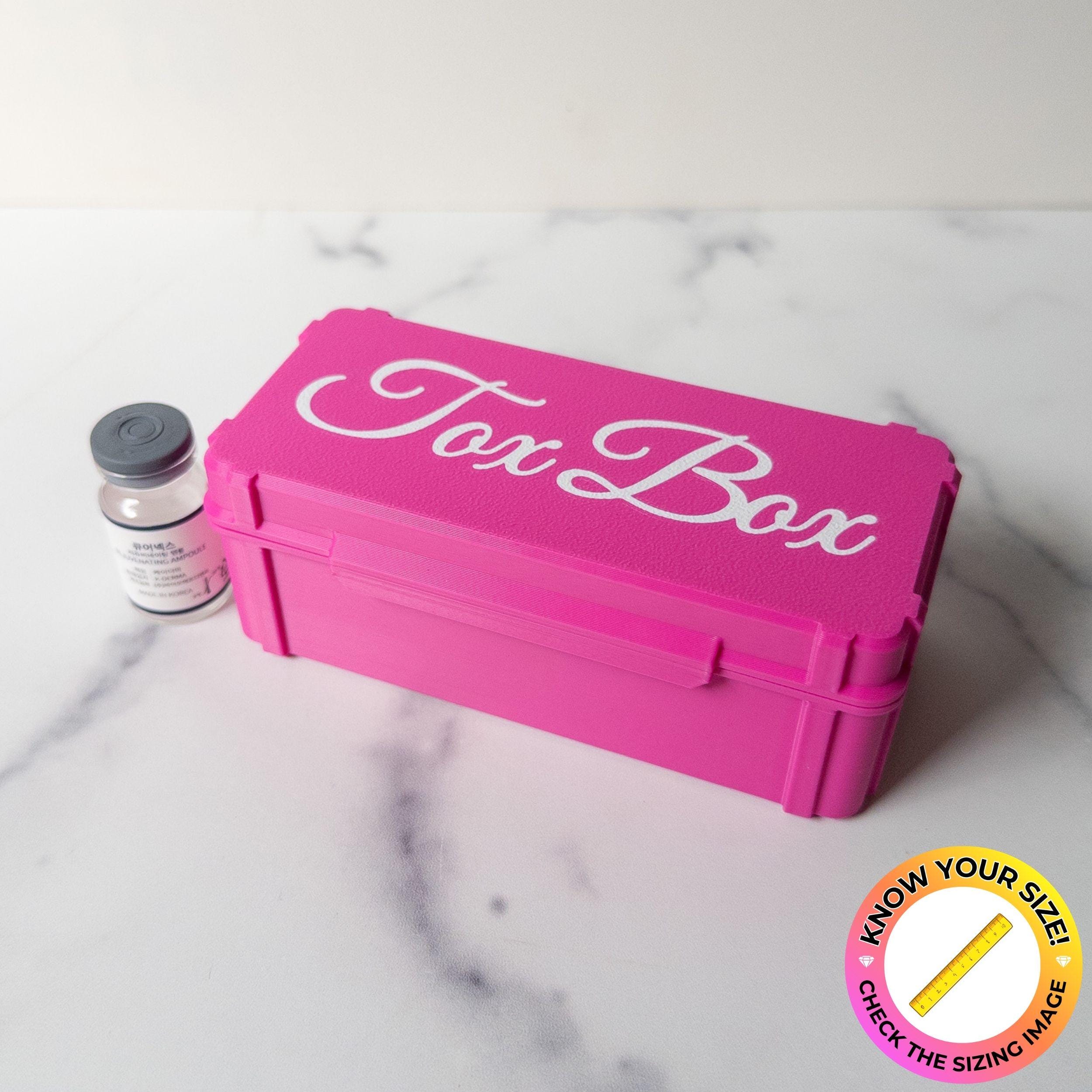 Tox Box | Vial Storage Case for Cosmetic Serums | Secure Organizer for Microneedling Vials