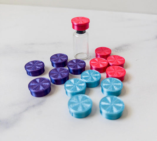 3mL Vial Caps (10-Pack)