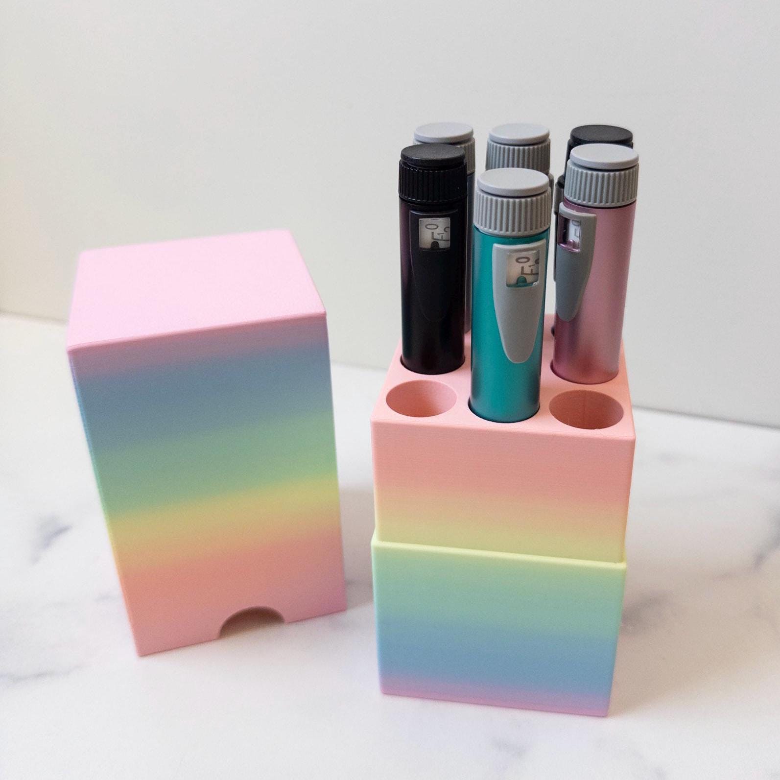 Injector Pen Storage Block with Lid