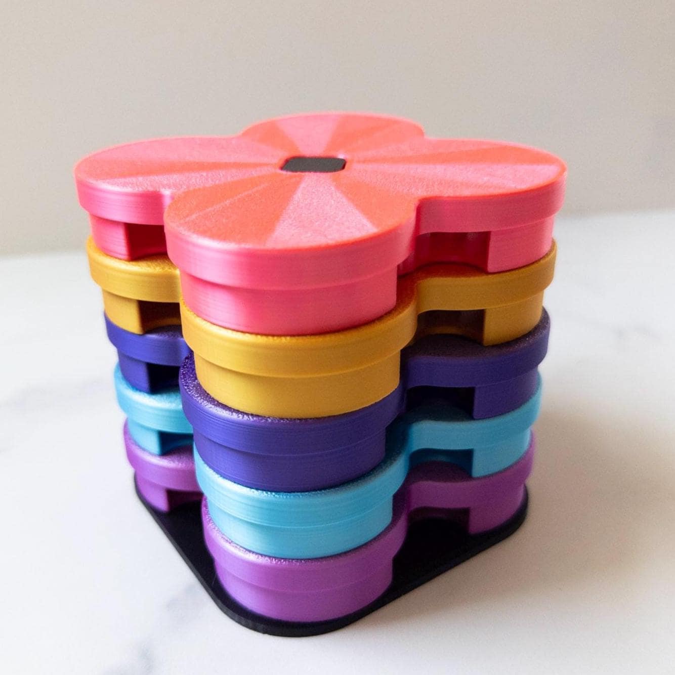 Label Roll Storage Box – Fits Niimbot & More, Customizable Label Holder for Various Width Labels, 12-15 mm rolls, 25 mm rolls