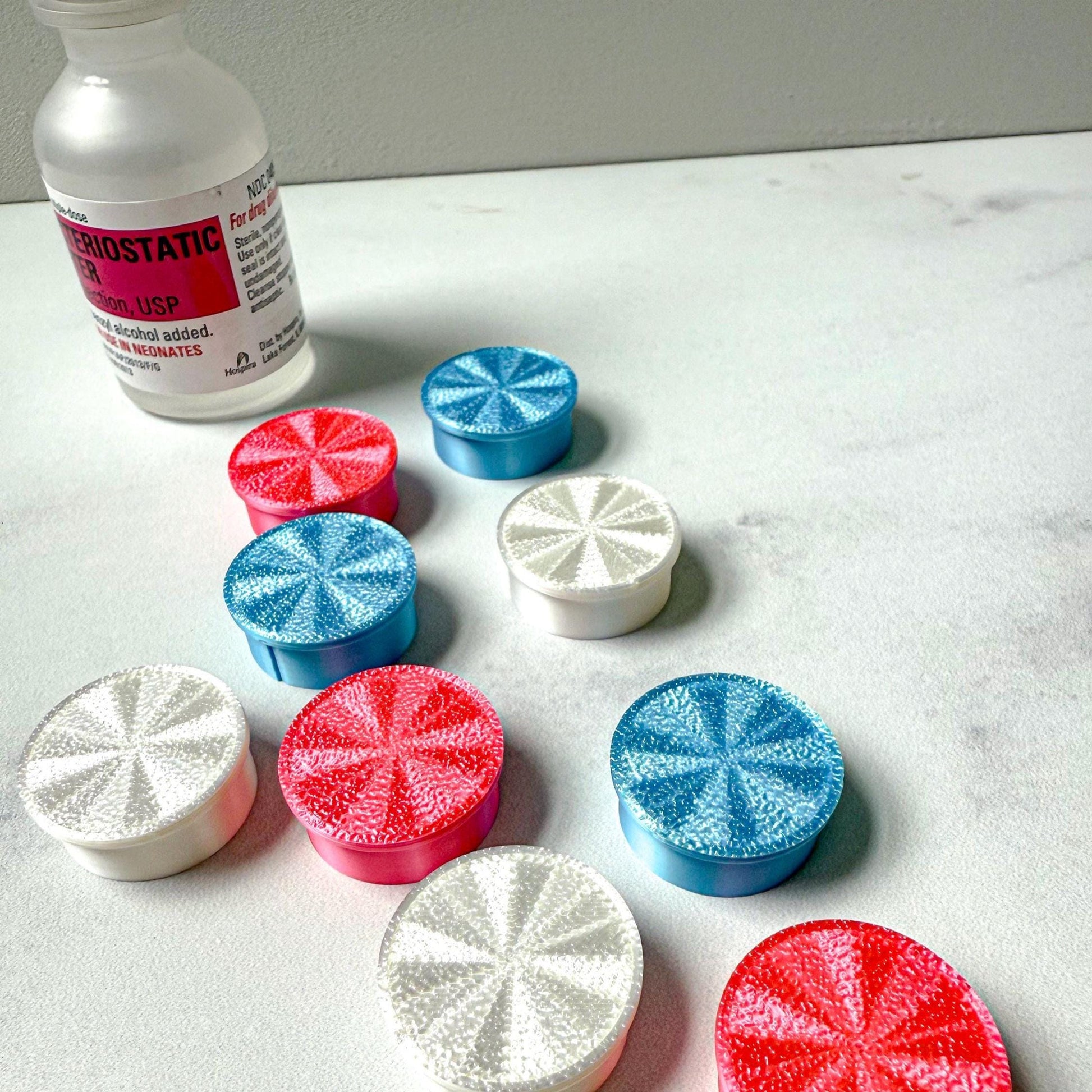 30mL Bac Water Caps – Pfizer/Hospira Style (5-pack)