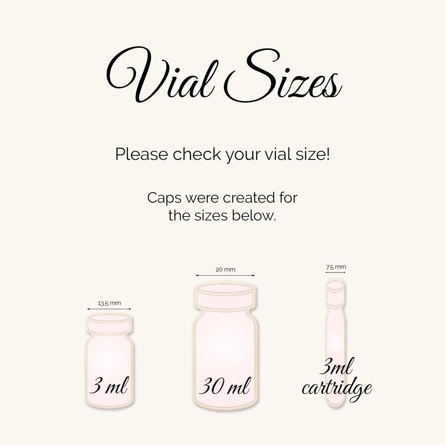 30mL Bac Water Caps – Pfizer/Hospira Style (5-pack)