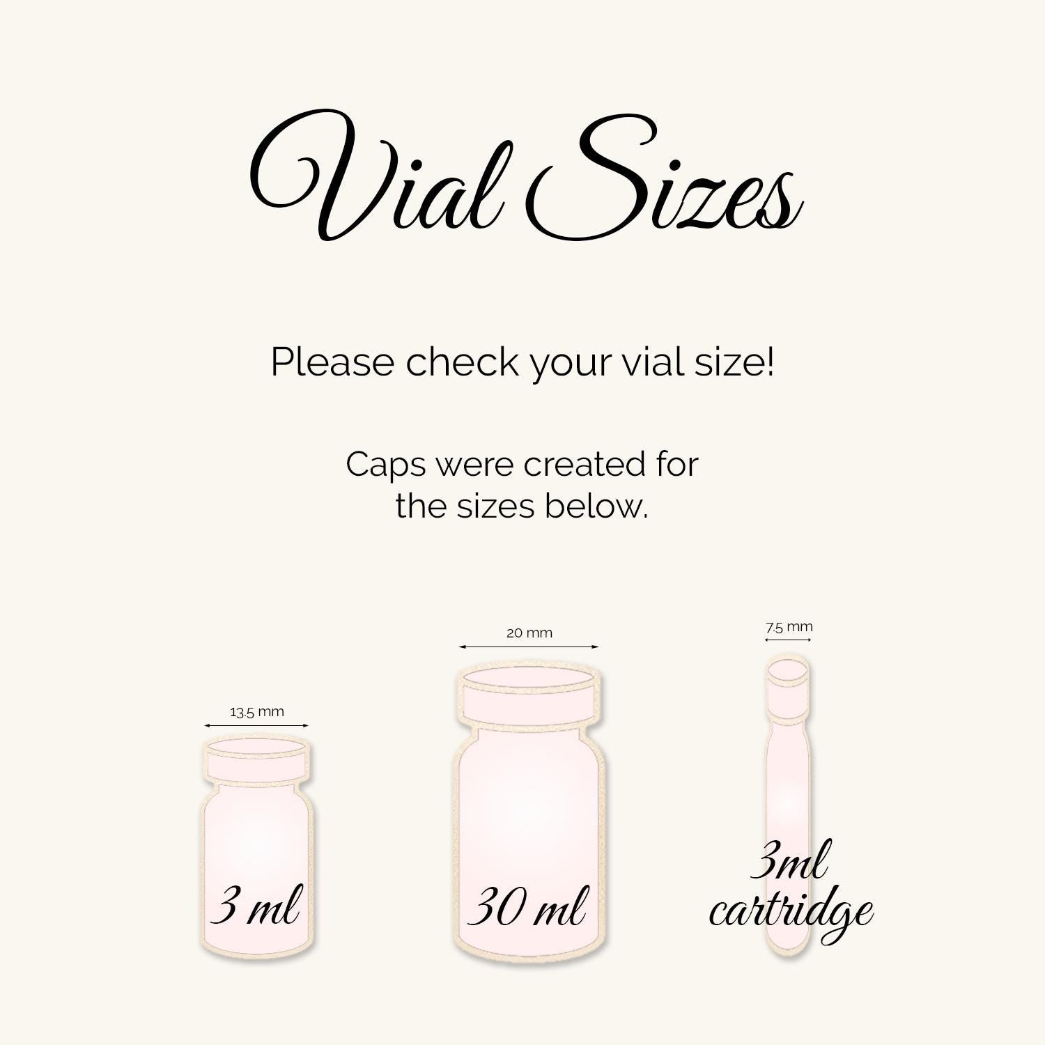 30mL Bac Water Caps – Pfizer/Hospira Style (5-pack)