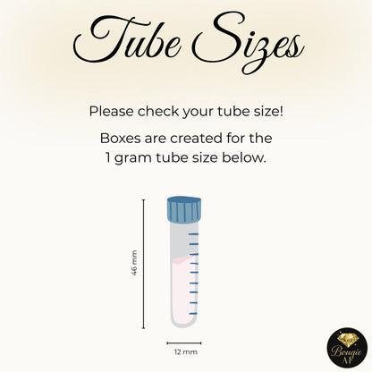 1g Cosmetic Tube Storage Case