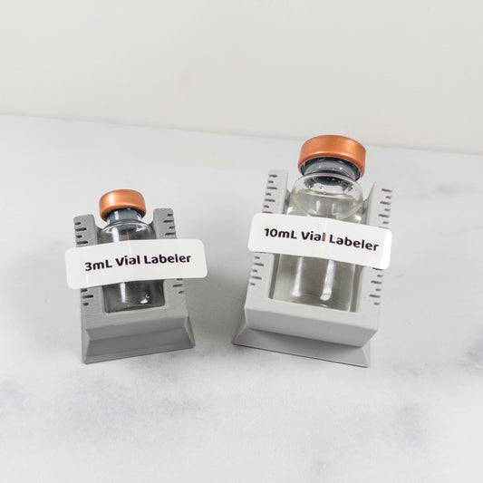 Vial Labeling Tool – Straight Labels for 3mL & 10mL Vials