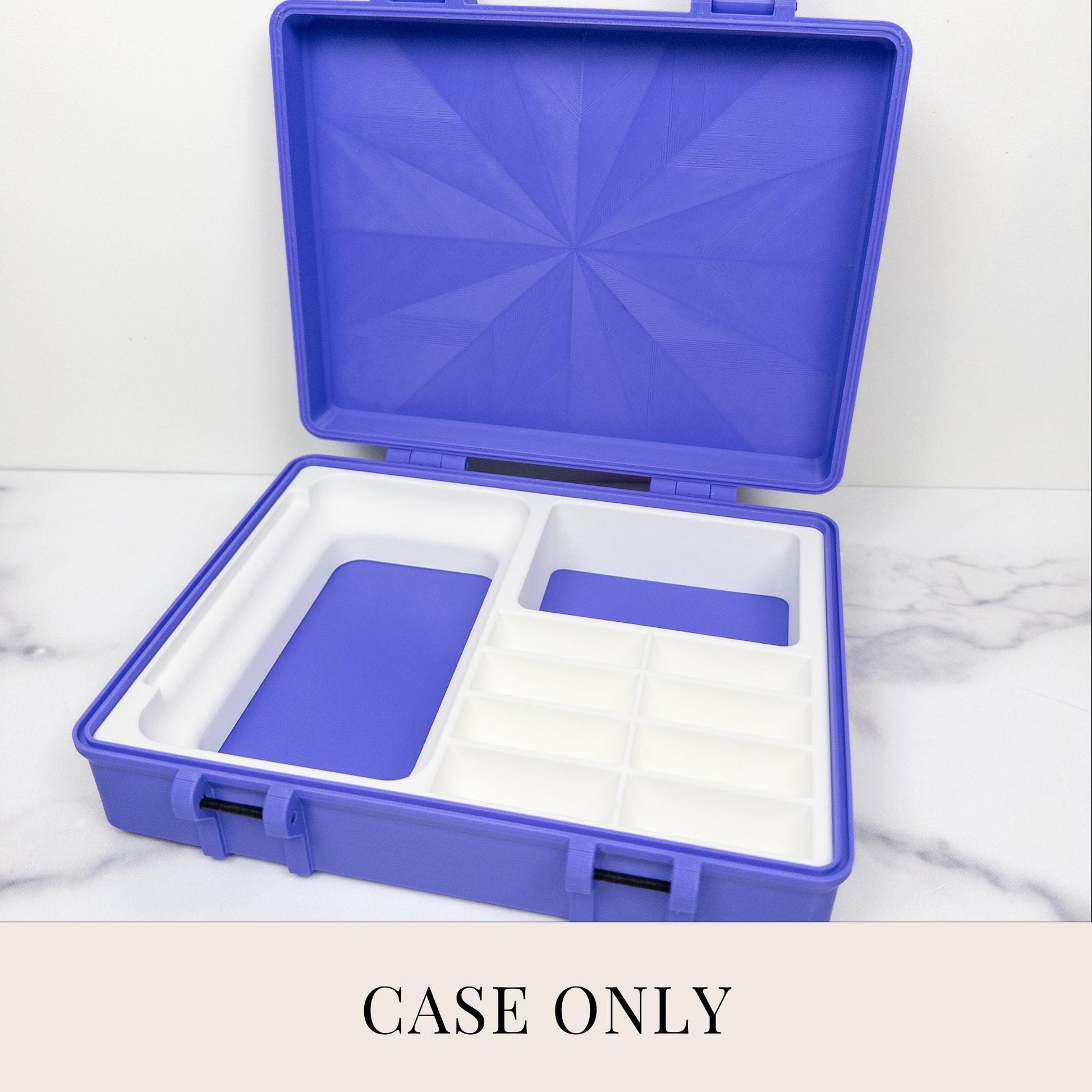 Niimbot D11 Label Printer Storage Case | Travel Organizer with Label Roll Holders & Vial Labelers | 3D Printed Carrying Case