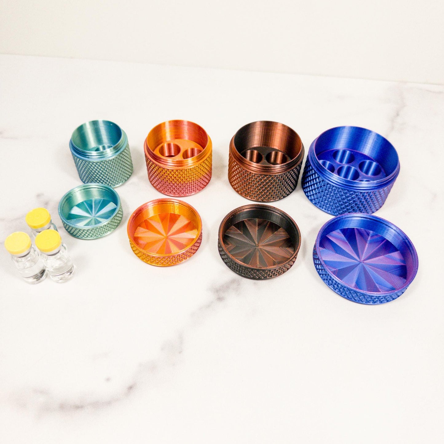 3mL Peptide Vial Container Storage, Hard Case for Freezer