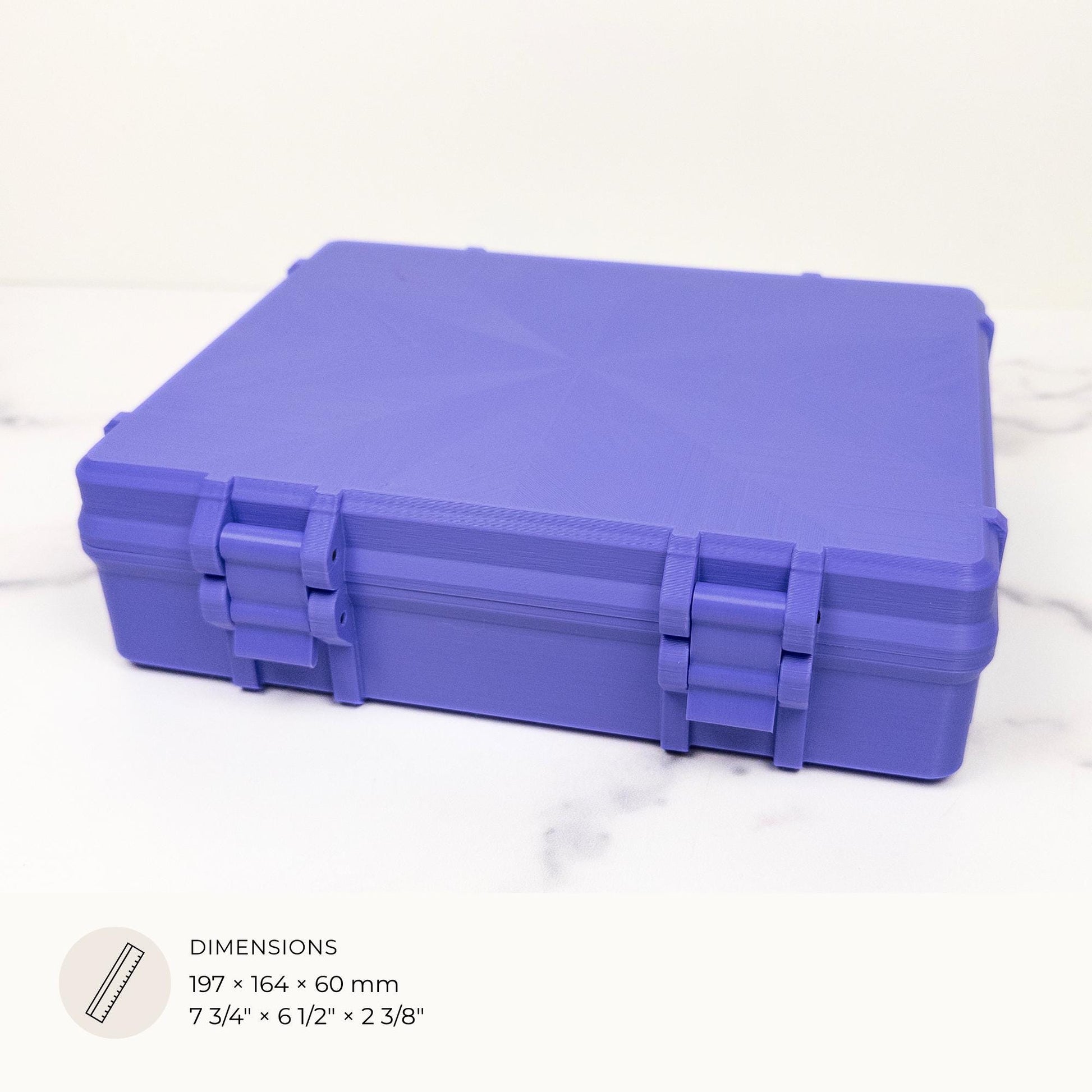 Niimbot D11 Label Printer Storage Case | Travel Organizer with Label Roll Holders & Vial Labelers | 3D Printed Carrying Case