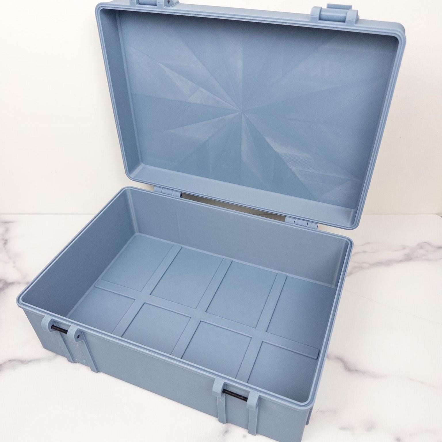 Peptide Kit Storage Case for 3mL Vial Kit Boxes | Large Latching Organizer