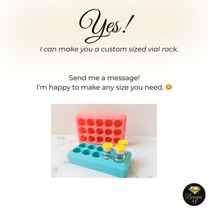 3mL & 10mL Peptide Vial Storage Racks