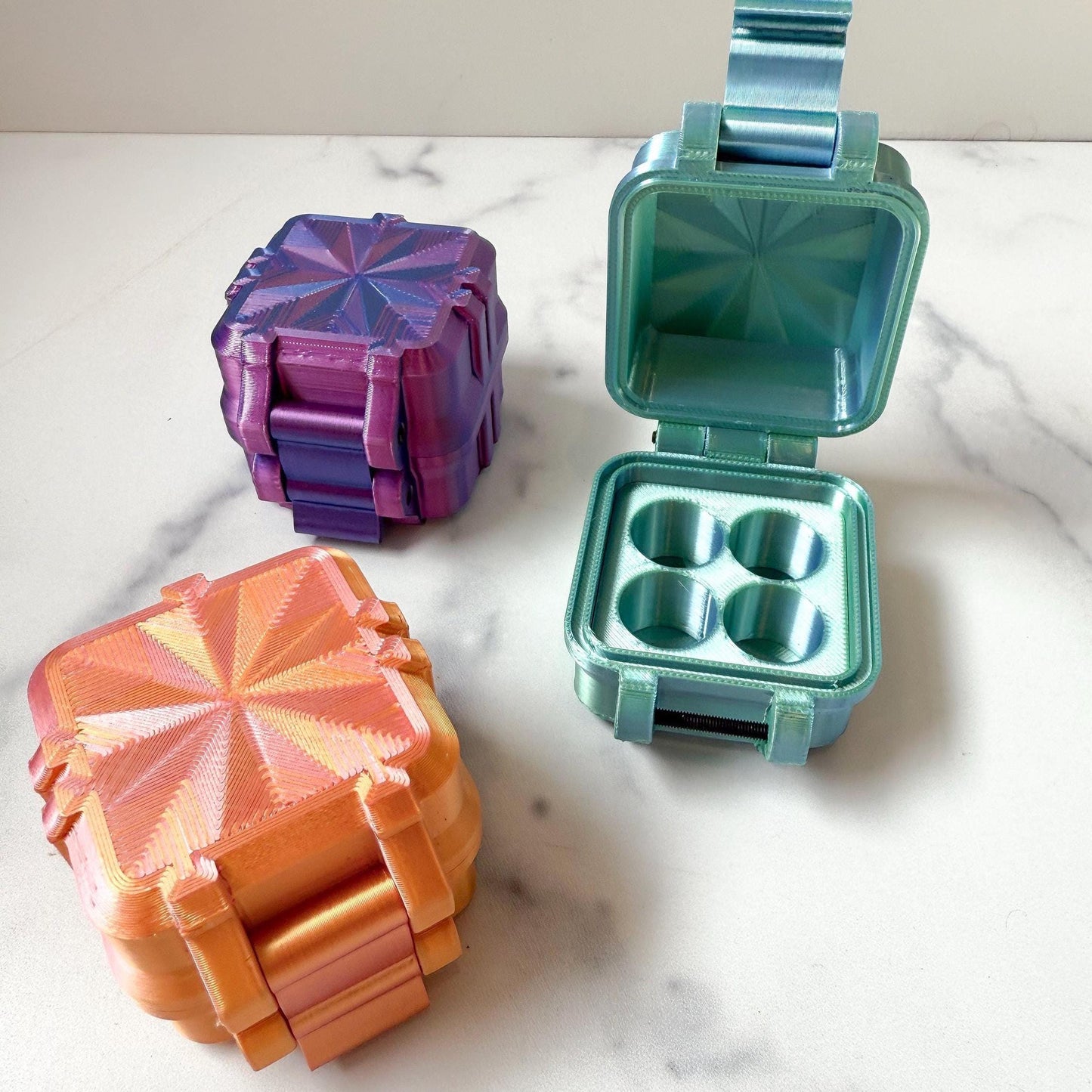 3mL Peptide Vial Case, Holds 4 vials