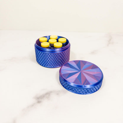 3mL Peptide Vial Container Storage, Hard Case for Freezer