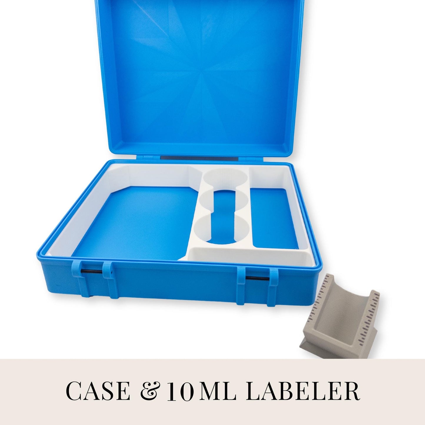 Niimbot M2 Label Printer Storage Case | 3D Printed Peptide Organizer with Vial Labelers