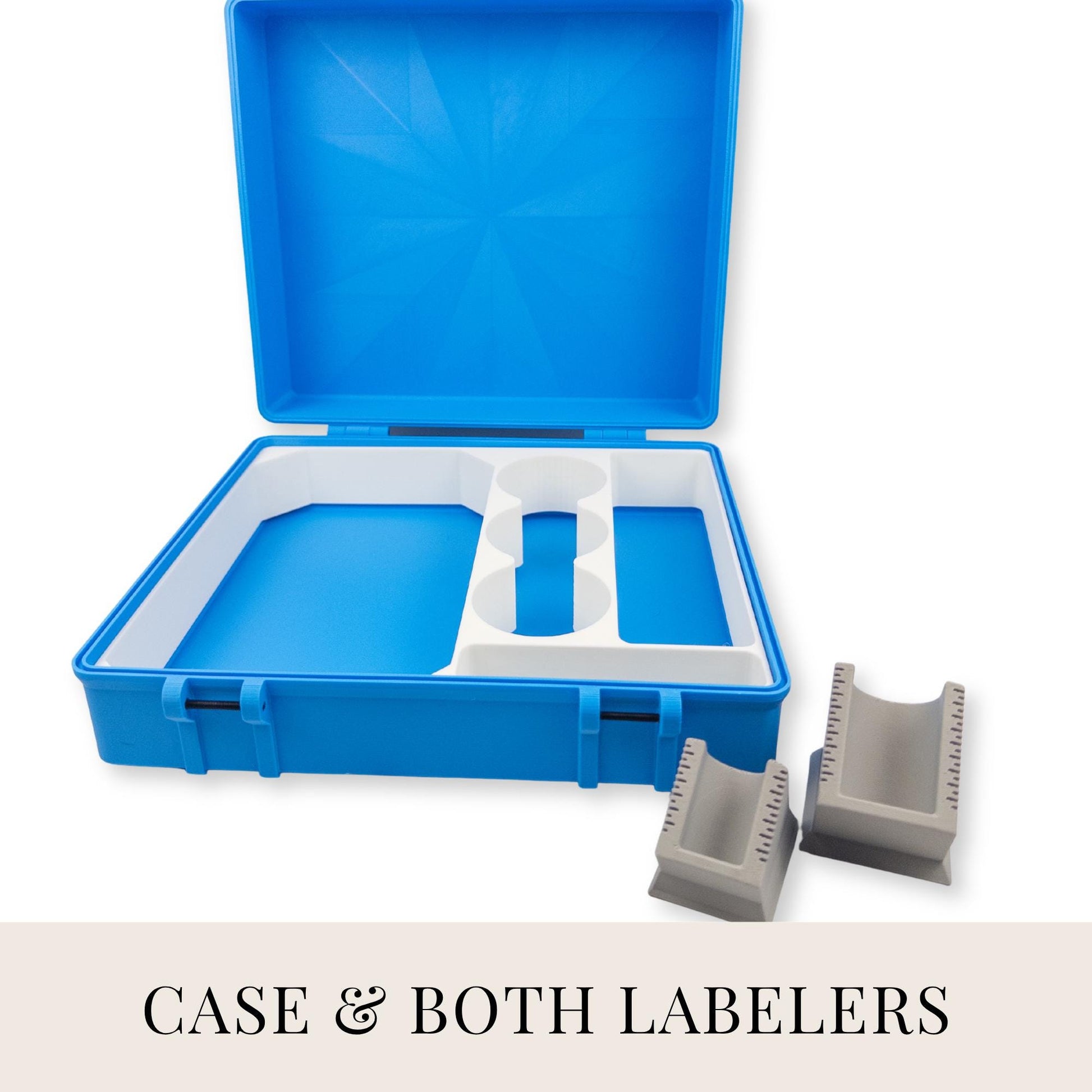 Niimbot M2 Label Printer Storage Case | 3D Printed Peptide Organizer with Vial Labelers