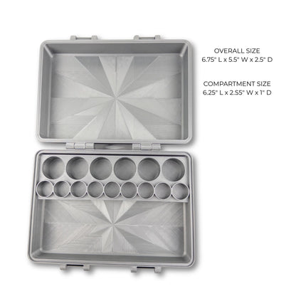 Syringe and Vial Storage Case | 3D Printed Organizer Box for Peptides