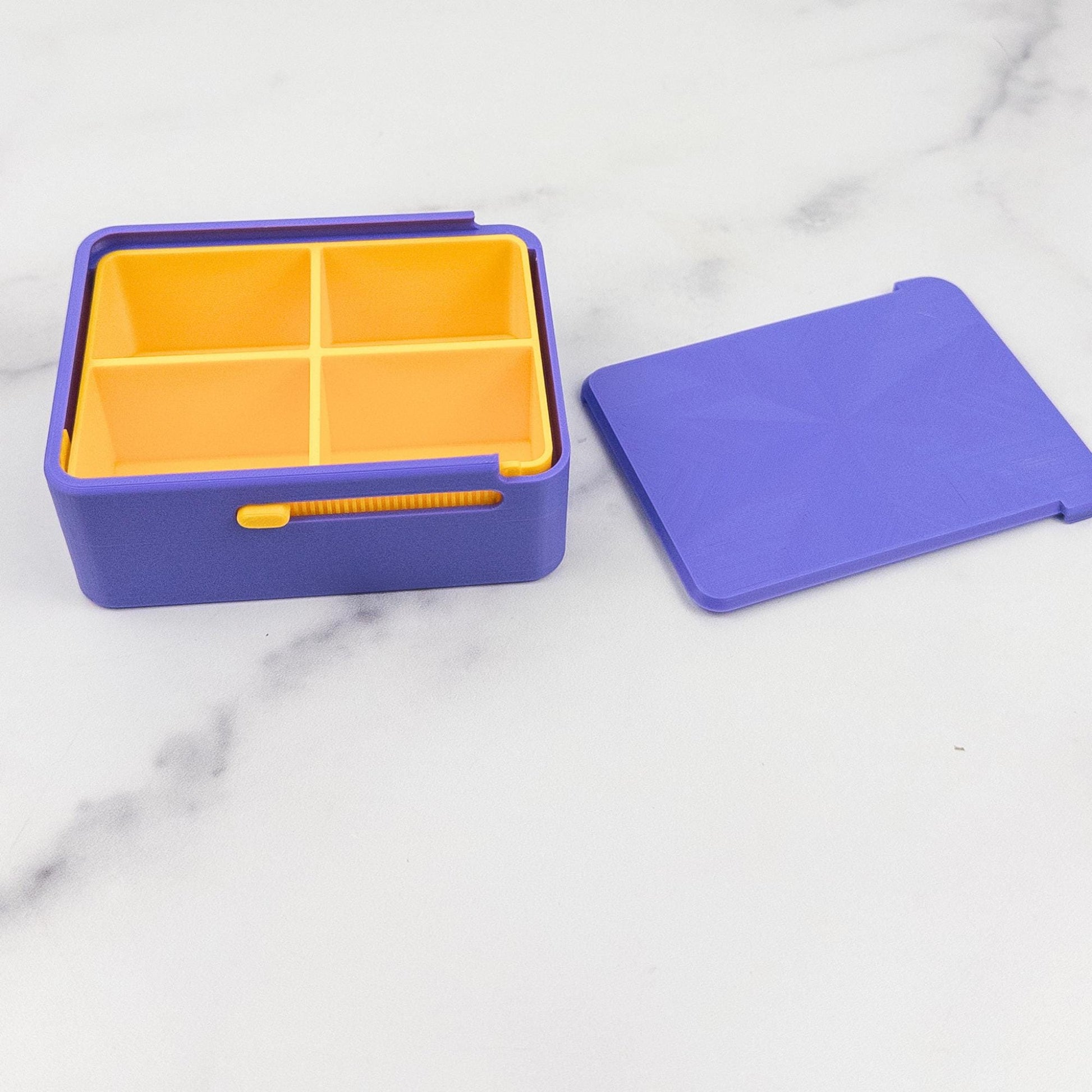 Slide Lock Supplement Box | 3D Printed Supplement Organizer | 5 Sizes, 1–4 Compartments