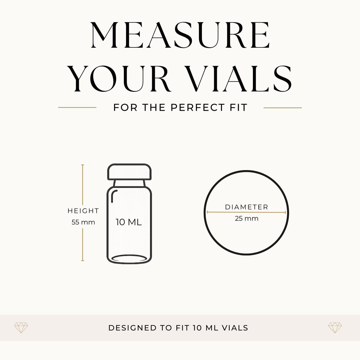 Single 10mL Peptide Vial Holder