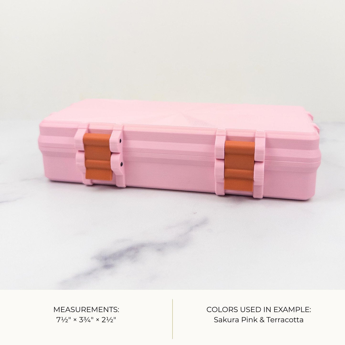 Pen and Cartridge Kit Case | 3D Printed Injection Pen Organizer | 3 Pens, Cartridges, Needle Tips & Prep Pads