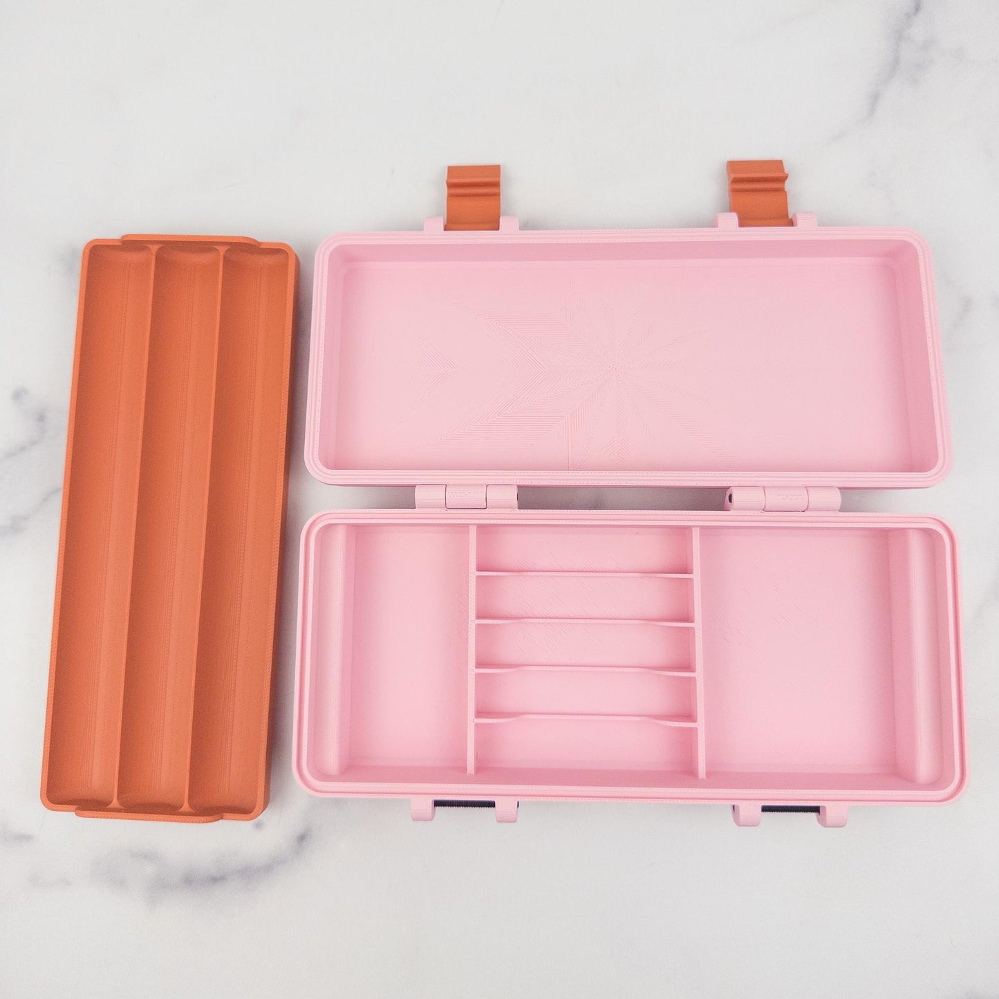 Pen and Cartridge Kit Case | 3D Printed Injection Pen Organizer | 3 Pens, Cartridges, Needle Tips & Prep Pads