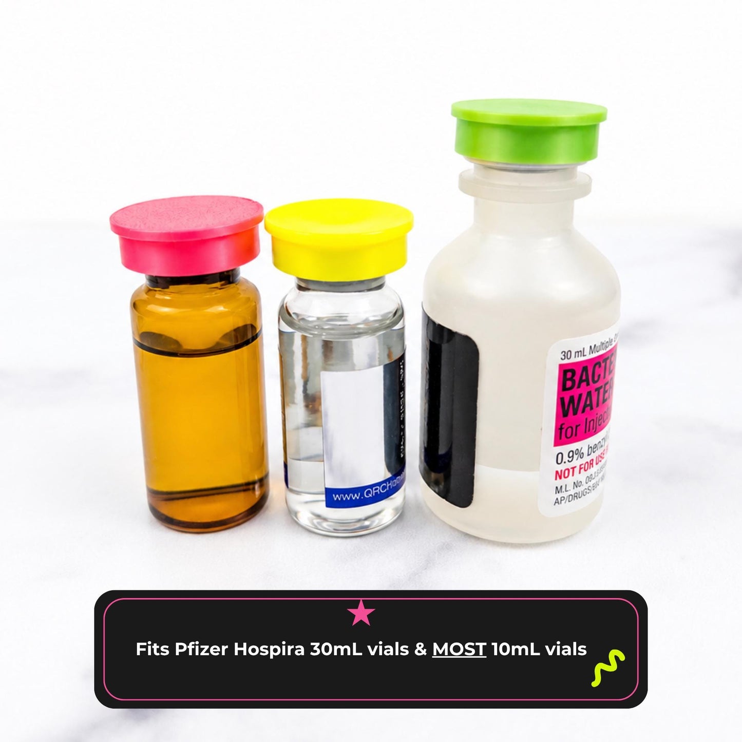Flexible TPU 30mL Bac Water Caps