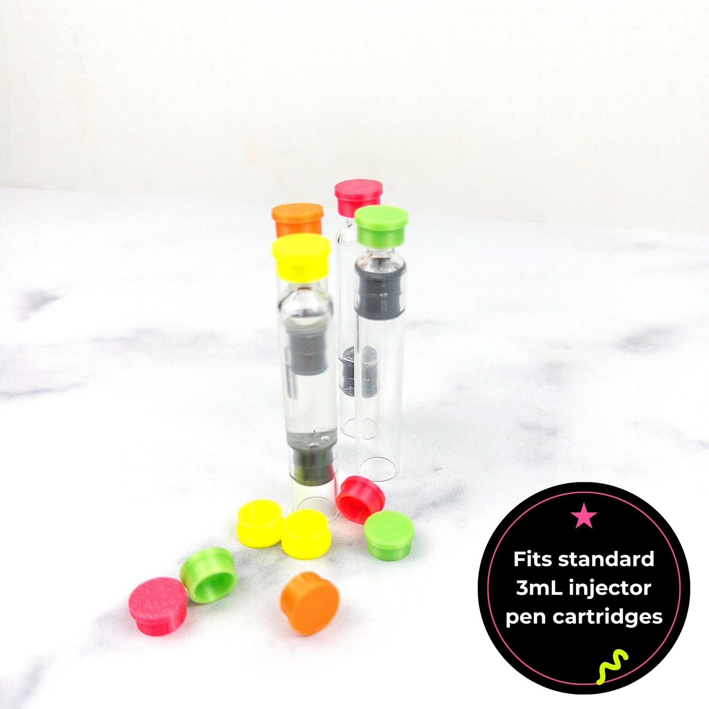 Flexible TPU 3mL Vial Caps