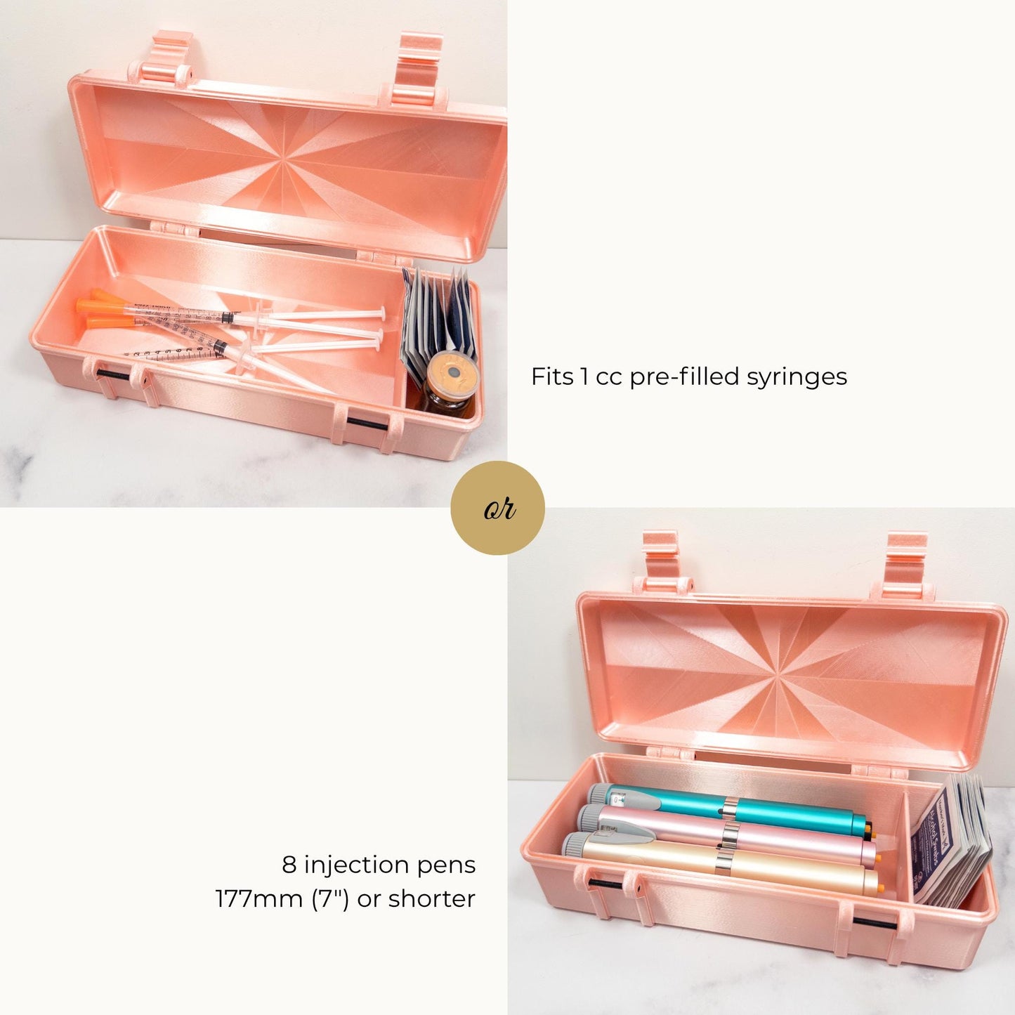 Prefilled Syringe Case | 3D Printed 1cc Syringe Storage