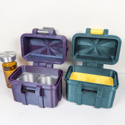 10ml Peptide Vial Case, Holds 4 vials