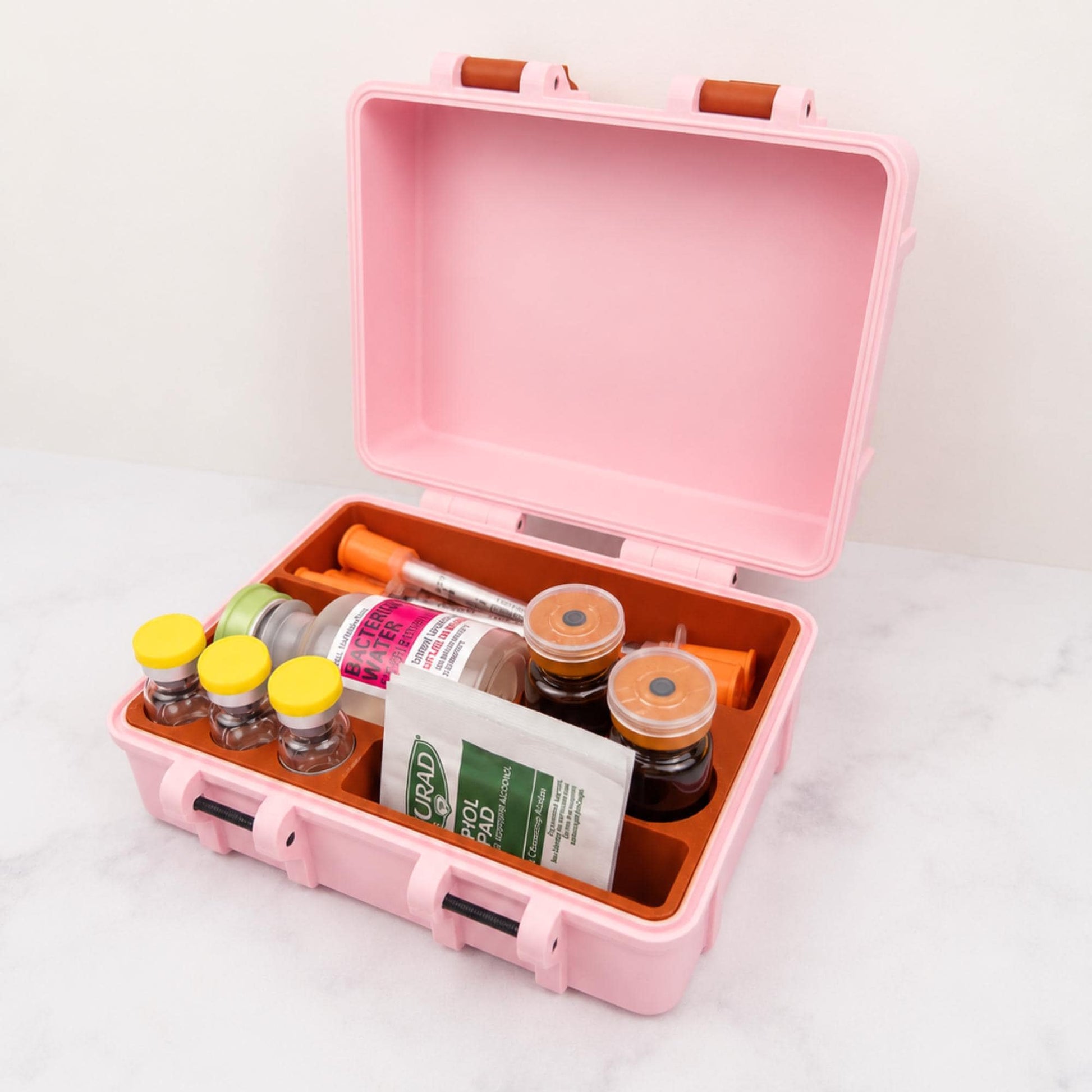 Vial and Syringe Organizer Case | 3D Printed Peptide Storage | Holds 3ml and 10ml Vials