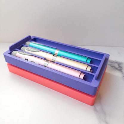 Stacking Injection Pen Tray Organizer