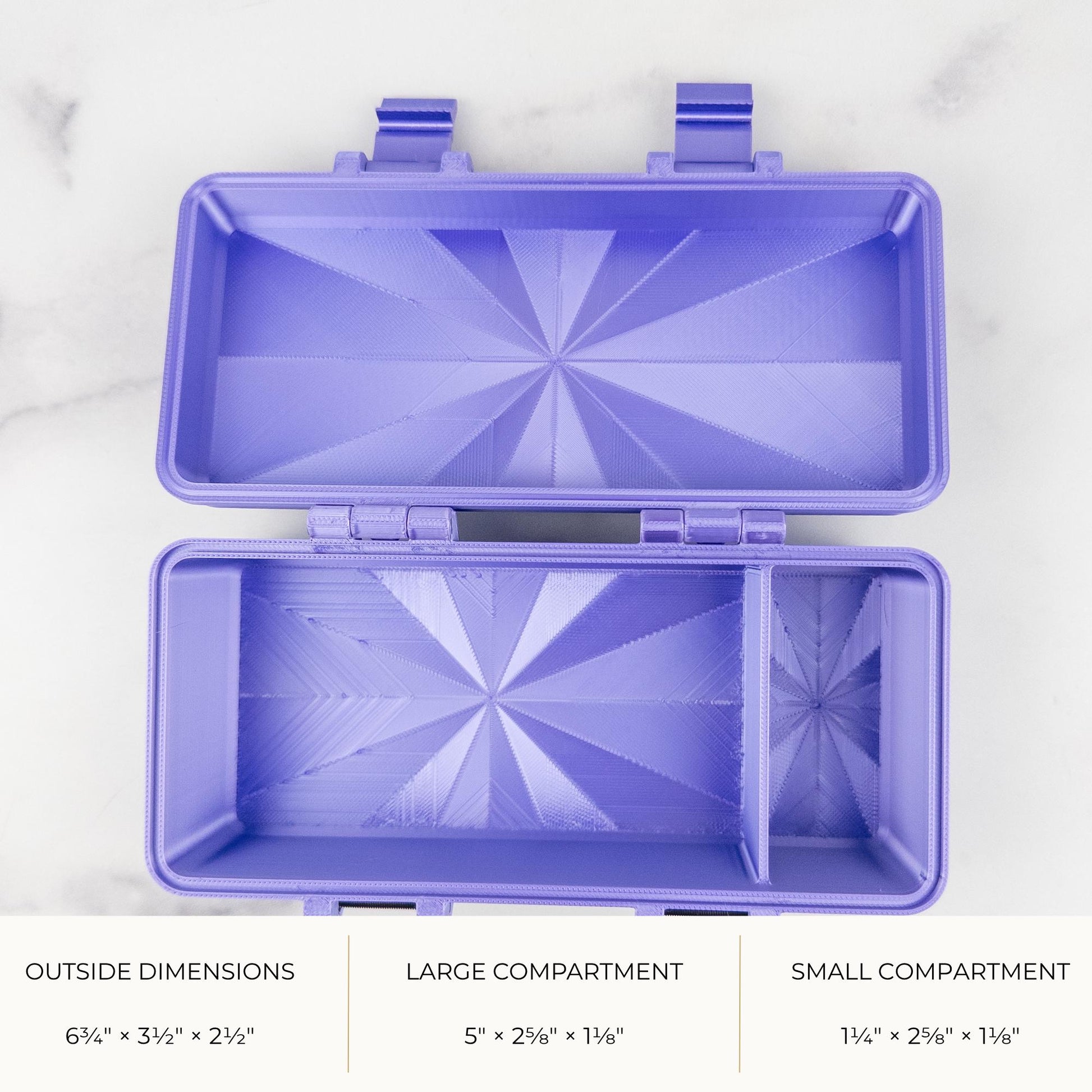 Syringe and Wipe Storage Case | 3D Printed Organizer | Holds 20 1cc Syringes