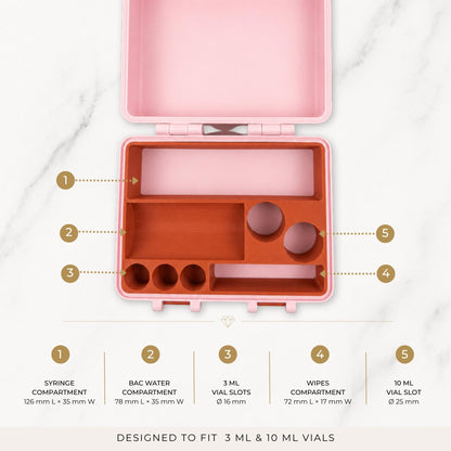 Vial and Syringe Organizer Case