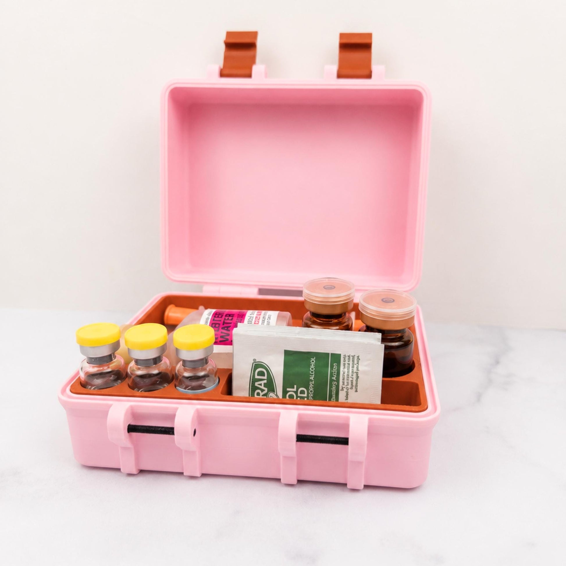 Vial and Syringe Organizer Case | 3D Printed Peptide Storage | Holds 3ml and 10ml Vials