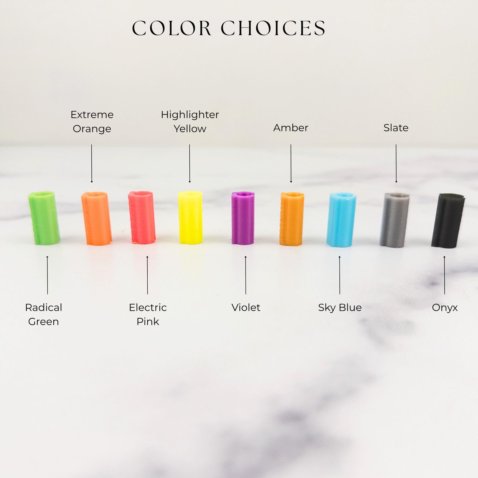 Syringe ID Clips | Color Coded TPU Clips for Prefilled Syringes
