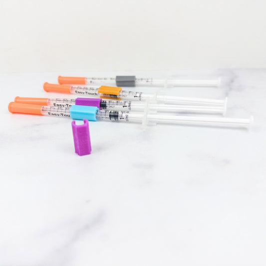Syringe ID Clips | Color Coded TPU Clips for Prefilled Syringes