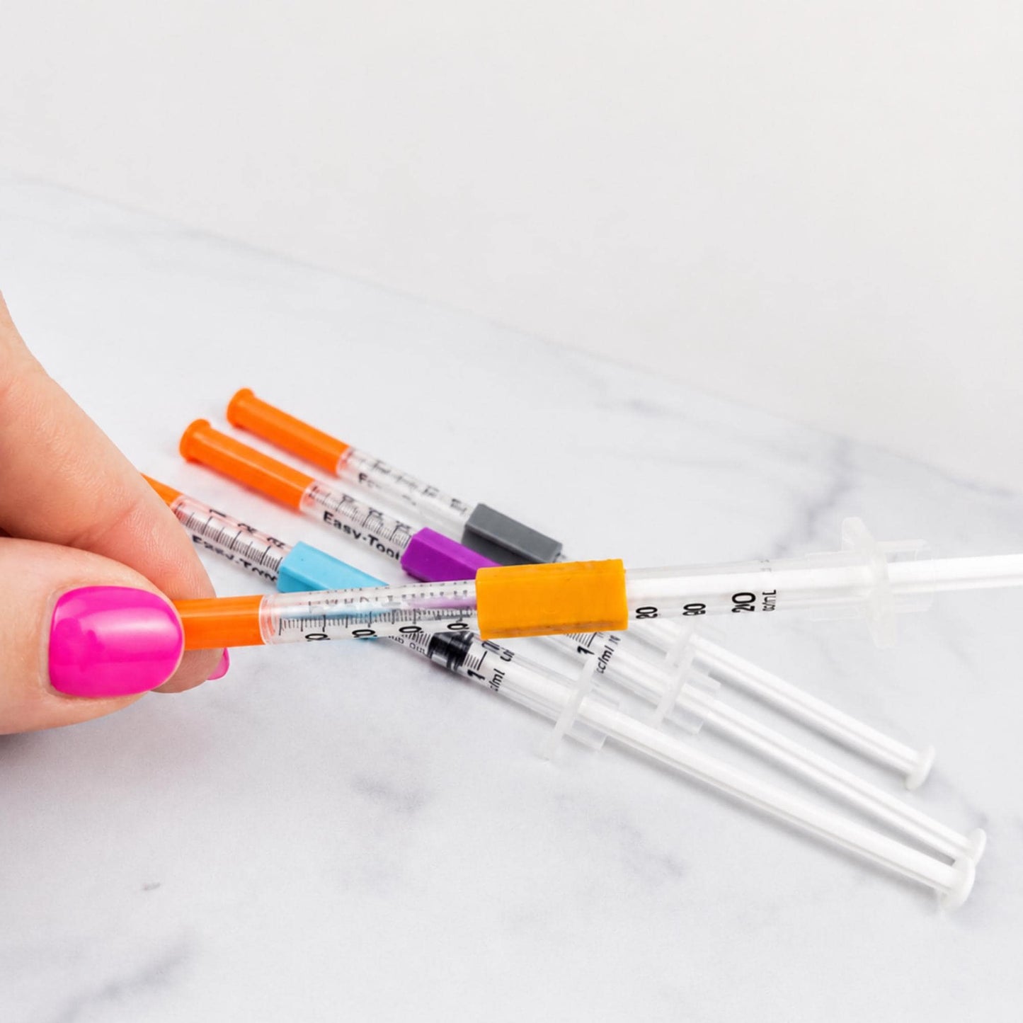 Syringe ID Clips | Color Coded TPU Clips for Prefilled Syringes
