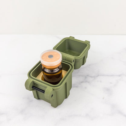 10ml Peptide Vial Case, Holds 2 vials
