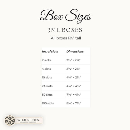 3mL Vial Case, Wild Series